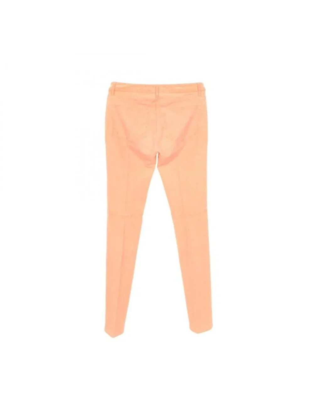 Chanel Pants CC Logo Pearl Button Skinny Cotton
